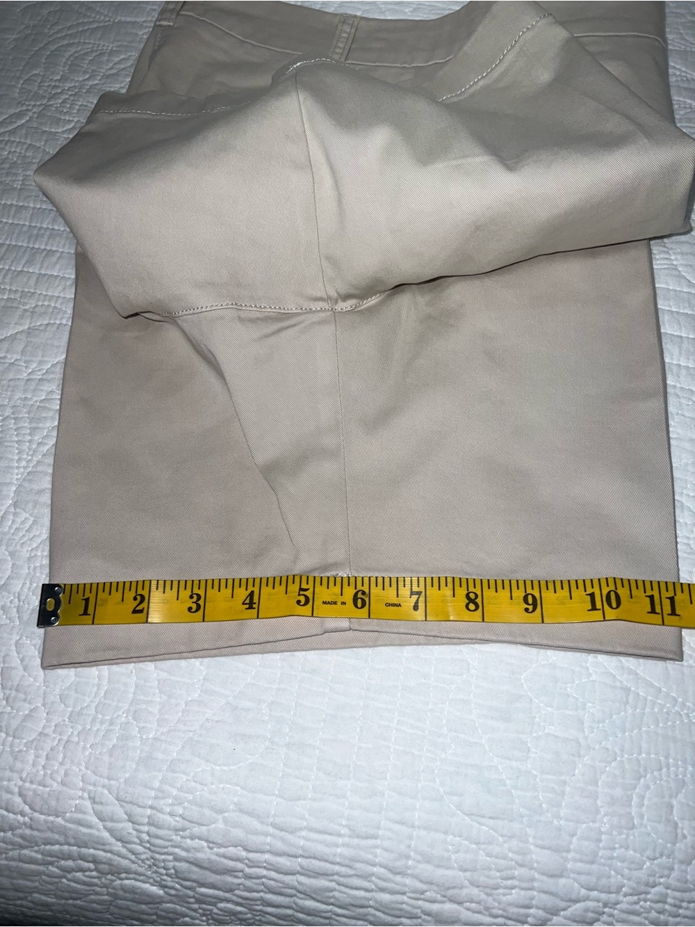 J.Crew Khaki Chino Shorts Stretch Cotton Size 8 NWT - Picture 8 of 16